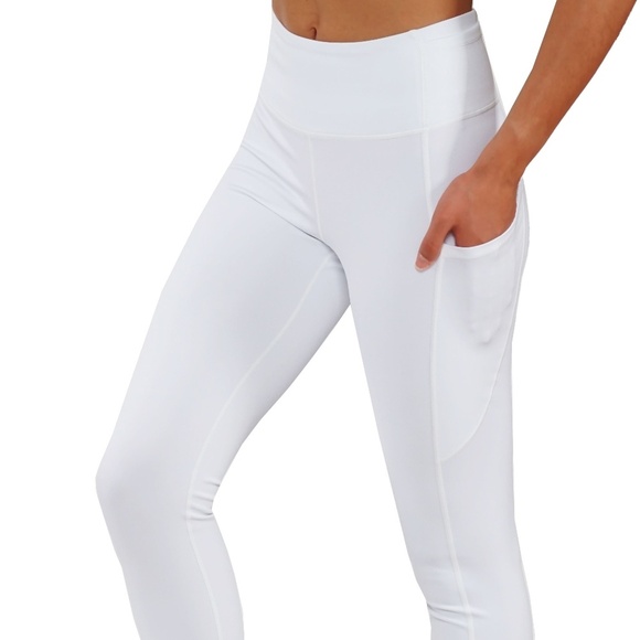 Pants - Last One L Full length yoga leggings back pockets